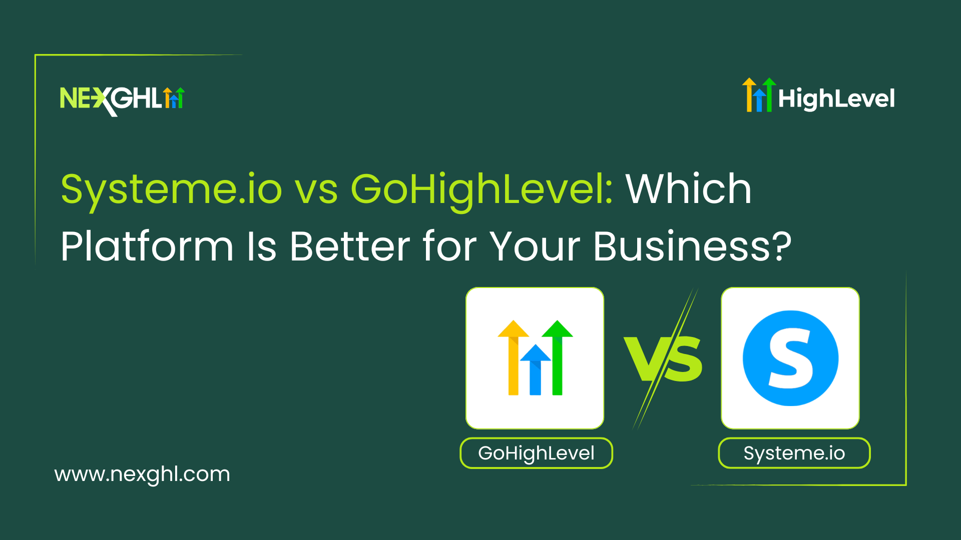 Systeme.io vs GoHighLevel