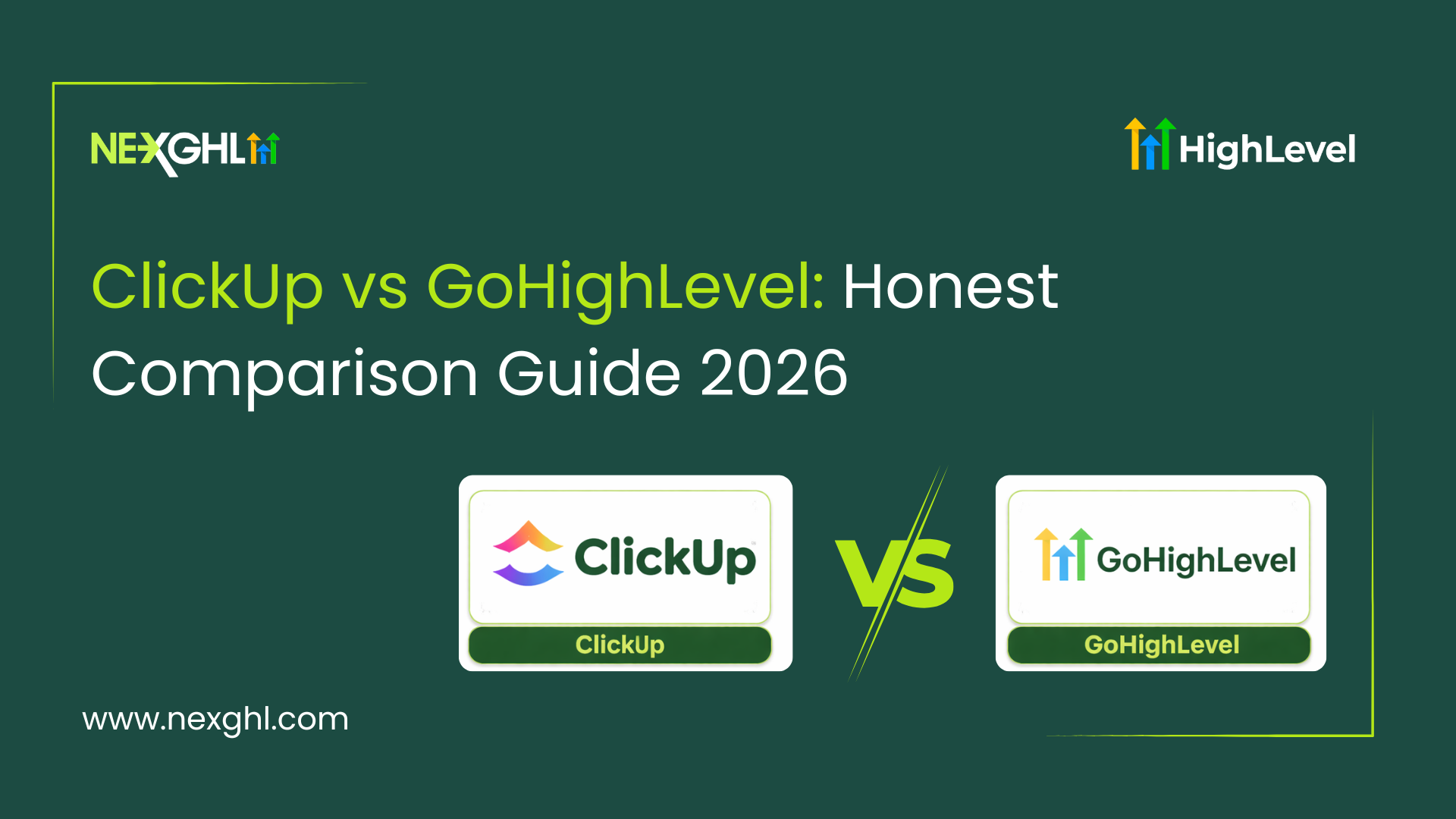 ClickUp vs GoHighLevel